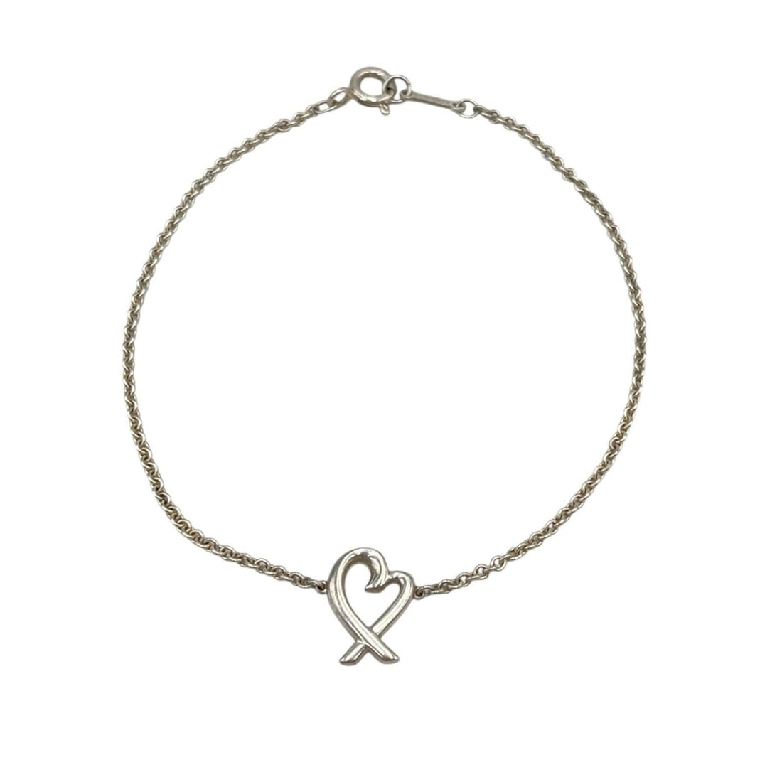 Tiffany & Co. Loving Heart Bracelet in Silver 925 for Women: --- Catalog ---Category: SizeLength: 18cm / 7.08''Category: DesignType: Charm braceletColor: SilverGender: WomenMaterial: Silver 925Category: GeneralBrand: Tiffany--- Item List ---Section: ConditionRa