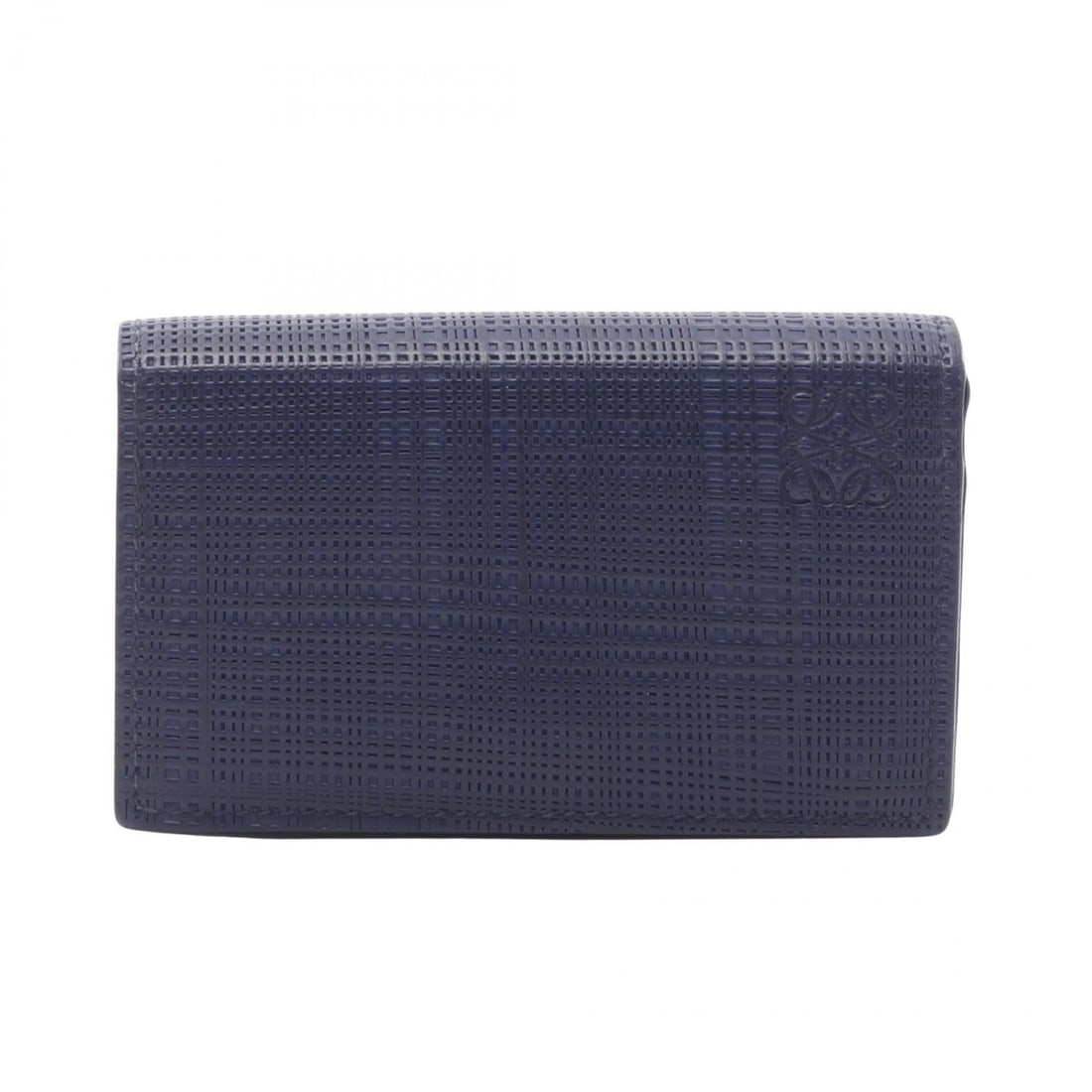 LOEWE LINEN Anagram Business Card Case, Leather, Men's and Women's, Navy: --- Catalog ---Category: DesignType: Card caseColor: NavyGender: Men,WomenMaterial: Leather Category: GeneralBrand: LoeweCategory: Physical PropertiesSize (HxWxD): 6.5cm x 11cm x 2.5cm / 2.55'' x 4.33