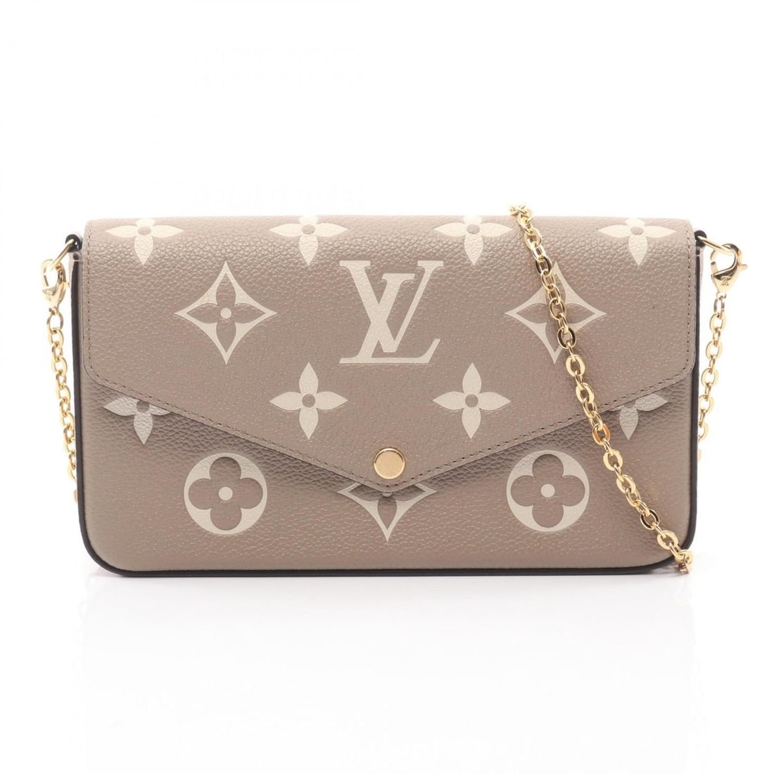 Louis Vuitton Felicie Pochette Shoulder Bag in Monogram Empreinte Leather, Beige, M69977: --- Catalog ---Category: SizeSize (HxWxD): 13cm x 21cm x 3cm / 5.11'' x 8.26'' x 1.18''Category: DesignType: Pochette, Shoulder bagColor: BeigeGender: WomenMaterial: Monogram Empreinte , Leather Categ