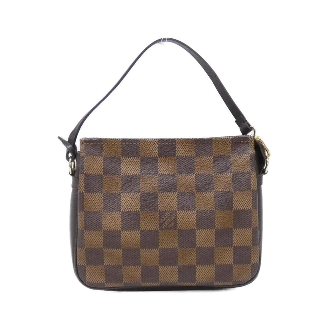Louis Vuitton Damier Truth Makeup Accessory Pouch N51982: --- Catalog ---Category: SizeSize (HxWxD): 14cm x 16cm x 5cm / 5.51'' x 6.29'' x 1.96''Category: DesignType: PouchColor: EbeneGender: WomenMaterial: Coated canvas Hardware Color: GoldCategory: General