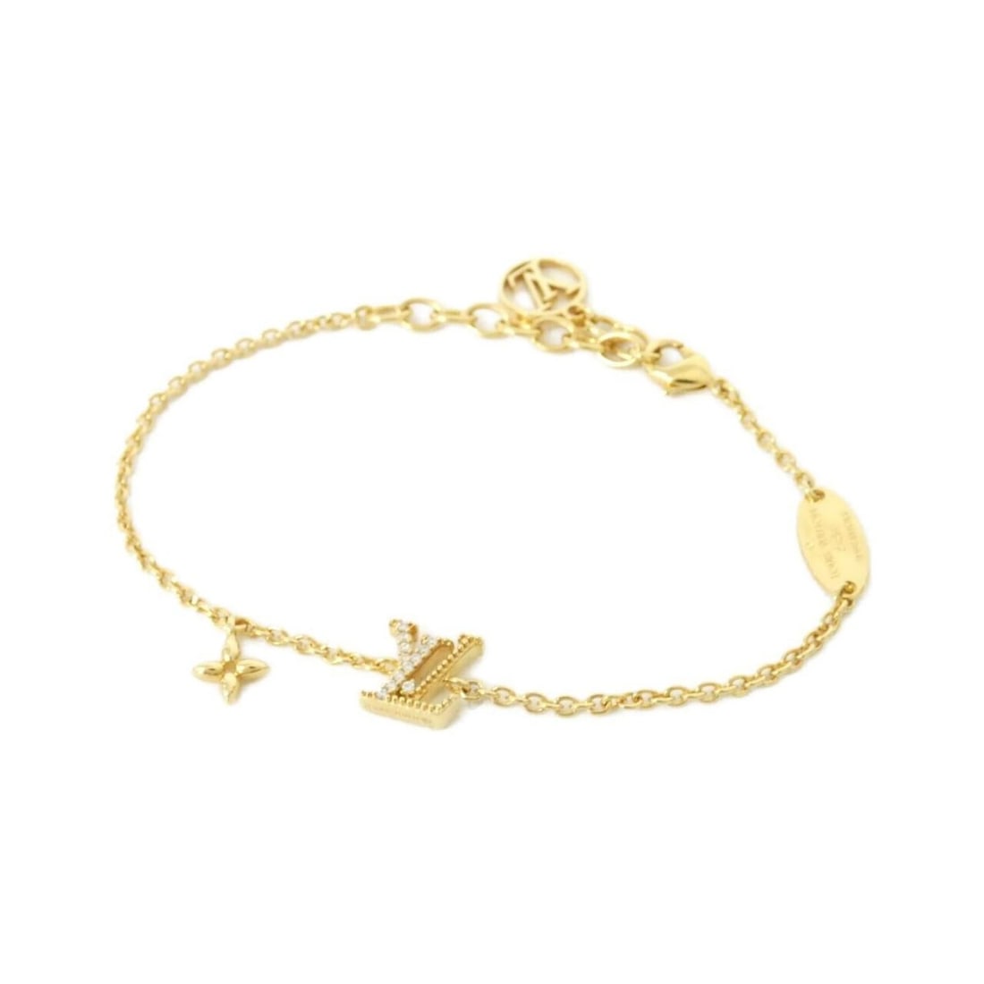 Louis Vuitton Bracelet LV Iconic M00587: --- Catalog ---Category: SizeLength: 16cm - 19.5cm / 6.29'' - 7.67''Category: DesignType: Charm braceletColor: GoldGender: WomenCategory: GeneralMPN: M00587Brand: Louis Vuitton--- Item List ---Section