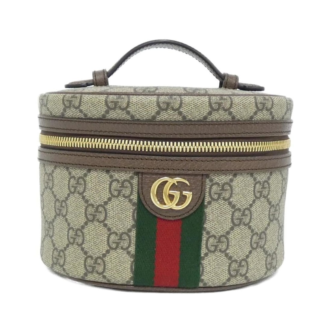 Gucci 627463 96IWG handbag: --- Catalog ---Category: SizeSize (HxWxD): 12cm x 17cm x 11.5cm / 4.72'' x 6.69'' x 4.52''Category: DesignType: HandbagColor: Beige, BrownGender: WomenMaterial: GG Supreme , Leather Hardware Color: Go
