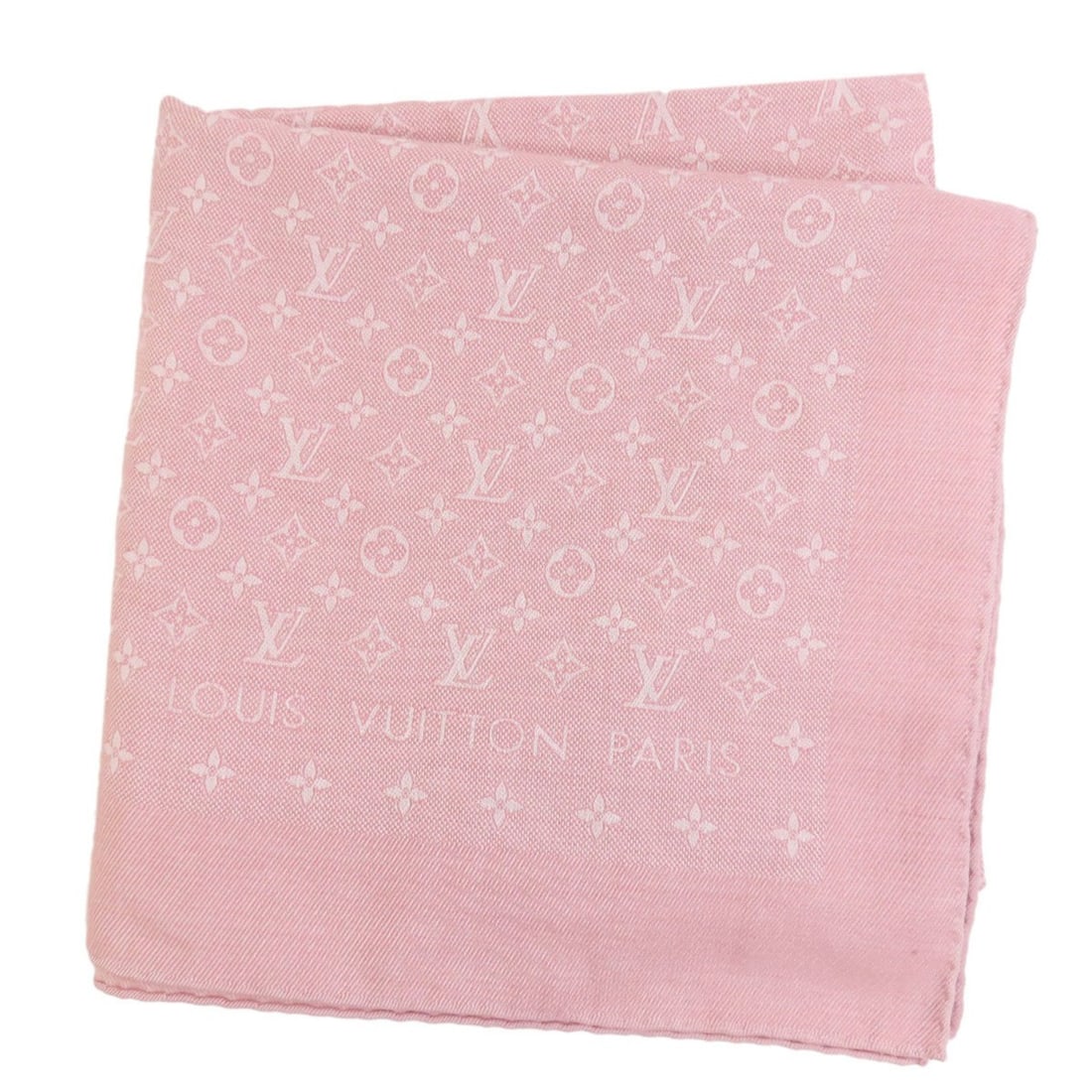 Louis Vuitton M77815 Large Monogram Shawl Stole Wool/Silk Women's LOUIS VUITTON: --- Catalog ---Category: SizeSize (LxW): 1.2m x 1.19m / 47.24'' x 46.85''Category: DesignType: ShawlColor: PinkGender: WomenMaterial: Wool , Silk Category: GeneralMPN: M77815Brand: Louis Vuitton--- It