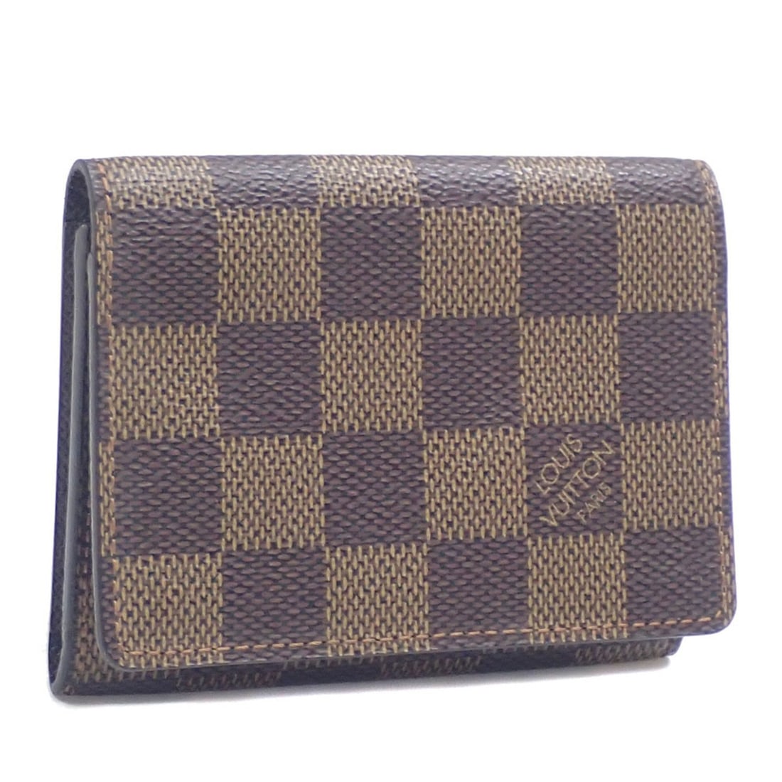 Louis Vuitton Bifold Card Case Damier Ebene Envelope Carte de Visite N62920 Business for Men and: --- Catalog ---Category: DesignType: Card caseColor: Damier Canvas, EbeneGender: Men,WomenMaterial: Damier Canvas Category: GeneralMPN: N62920Brand: Louis VuittonCategory: Physical PropertiesSize (HxW