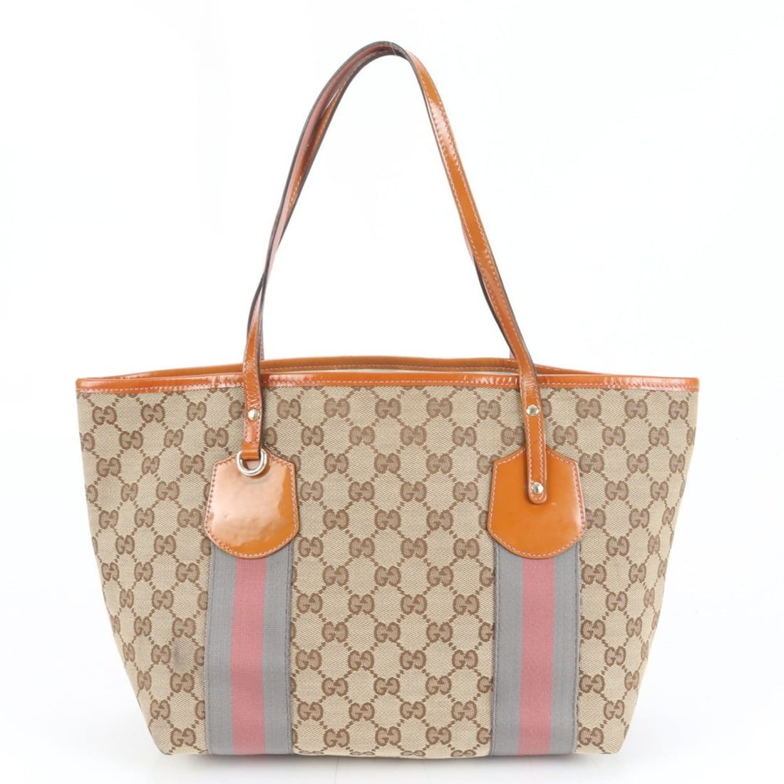 Gucci GG Canvas Sherry Line Jolie 211971 Leather Tote Bag Shoulder for Women: --- Catalog ---Category: SizeSize (HxWxD): 23cm x 27cm x 14cm / 9.05'' x 10.62'' x 5.51''Category: DesignType: Tote bagColor: BrownGender: WomenMaterial: Leather , Canvas Category: GeneralMPN: 211971B