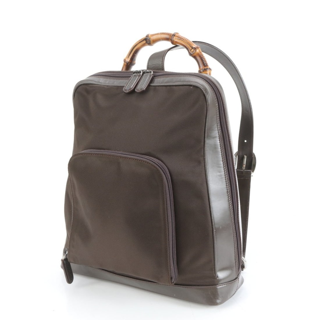 Gucci Bamboo 003 2058 0059 5 Leather Shoulder Bag, One-Shoulder Brown Tote, Women's: --- Catalog ---Category: SizeSize (HxWxD): 29cm x 29cm x 10cm / 11.41'' x 11.41'' x 3.93''Category: DesignType: Shoulder bagColor: BrownGender: WomenMaterial: Leather , Nylon Category: GeneralMPN: 003