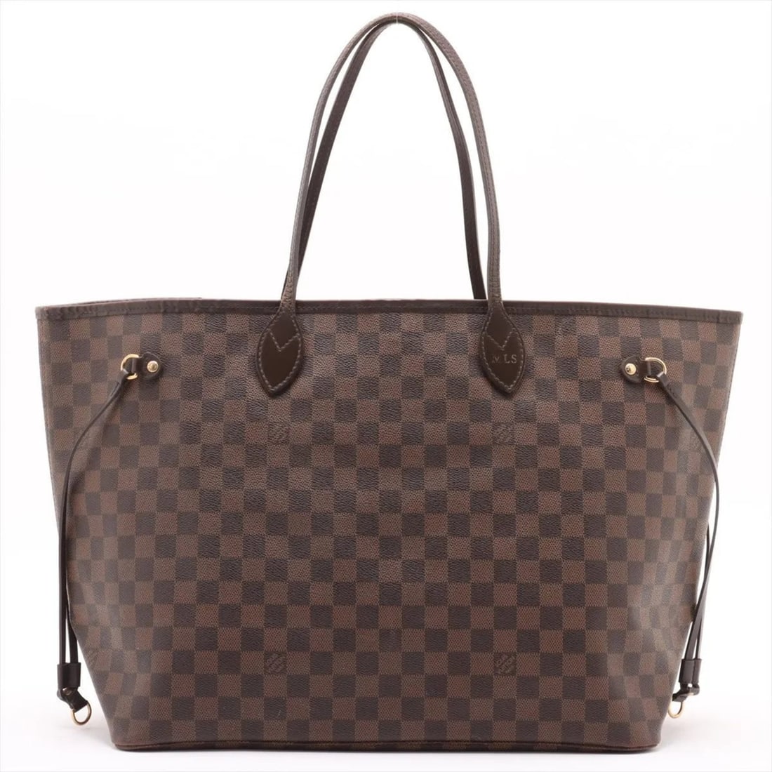 Louis Vuitton Damier Neverfull GM N51106 Leather Tote Bag Shoulder for Women: --- Catalog ---Category: SizeSize (HxWxD): 32cm x 40cm x 20cm / 12.59'' x 15.74'' x 7.87''Category: DesignType: Tote bagColor: BrownGender: WomenMaterial: Leather , Coated canvas Category: GeneralMPN: