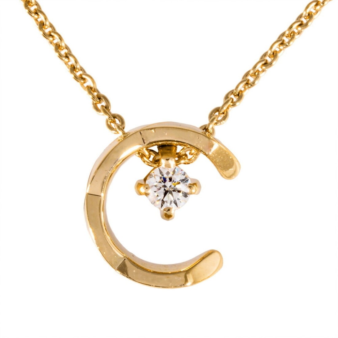 CHANEL Coco Crush Diamond Necklace J12102 18KPG 7.9g Pink Gold Beige Women's: --- Catalog ---Category: SizePendant Size: 12mm x 11mm / 0.47'' x 0.43''Neck Circumference: 47 cm / 18.5''Category: DesignColor: Pink goldStone: DiamondGender: WomenMaterial: Pink gold (18K)Necklace T