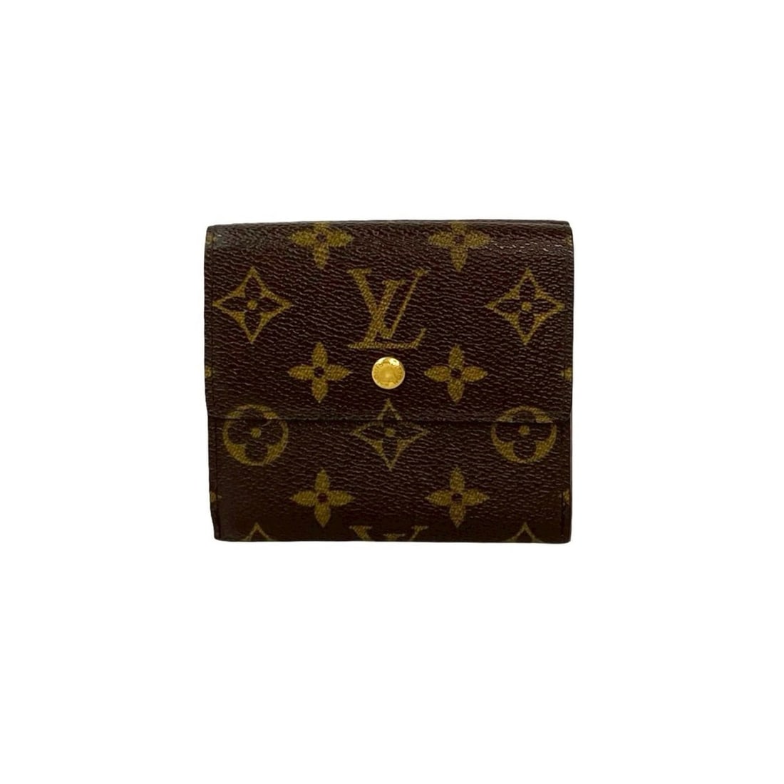 LOUIS VUITTON Louis Vuitton Portefeuille Elise Monogram Double-Hook Leather Bifold Wallet Brown: --- Catalog ---Category: SizeSize (HxWxD): 10cm x 10.5cm x 2cm / 3.93'' x 4.13'' x 0.78''Category: DesignType: Wallet (bi-fold)Color: BrownGender: WomenMaterial: Leather , PVC Category: GeneralBrand: