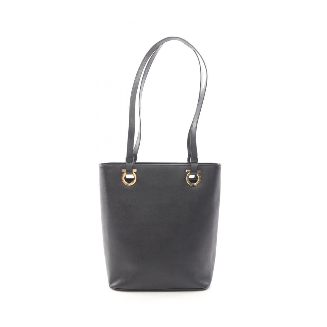 Salvatore Ferragamo Gancini Tote Bag, Leather, Women's, Black, Size 21, 9260: --- Catalog ---Category: SizeSize (HxWxD): 29.5cm x 25cm x 12cm / 11.61'' x 9.84'' x 4.72''Category: DesignType: Tote bagColor: BlackGender: WomenMaterial: Leather Category: GeneralMPN: 21 9260Brand: