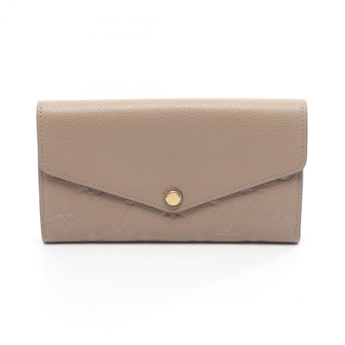Louis Vuitton Portefeuille Sarah Bifold Long Wallet in Monogram Empreinte Leather, Beige, Women's,: --- Catalog ---Category: SizeSize (HxWxD): 10.5cm x 19cm x 3cm / 4.13'' x 7.48'' x 1.18''Category: DesignType: Long wallet (bi-fold)Color: Beige, TourterelleGender: WomenMaterial: Monogram Empreinte C