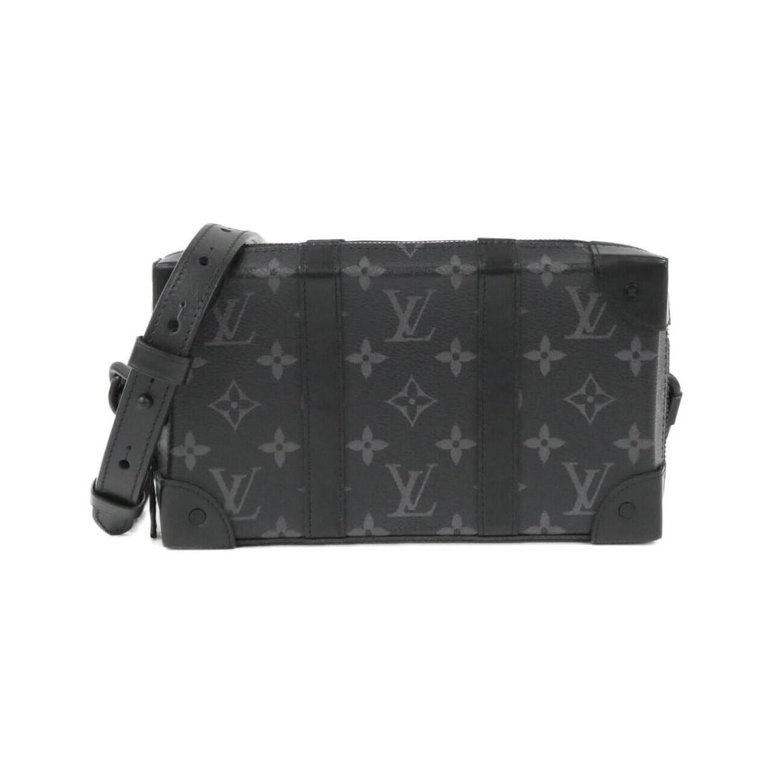 Louis Vuitton Monogram Eclipse Soft Trunk Wallet M69838 Shoulder Bag: --- Catalog ---Category: SizeSize (HxWxD): 14cm x 22cm x 5cm / 5.51'' x 8.66'' x 1.96''Category: DesignType: Shoulder bagColor: BlackGender: MenMaterial: Coated canvas Category: GeneralMPN: M69838Bran