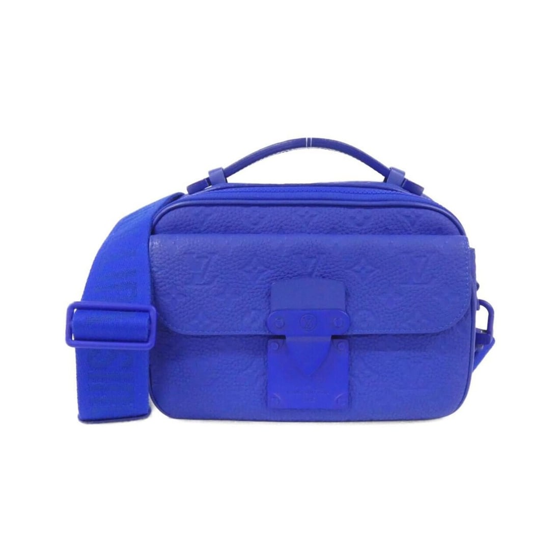 Louis Vuitton Taurillon Monogram S-Lock Messenger Shoulder Bag M58488: --- Catalog ---Category: SizeSize (HxWxD): 16cm x 25cm x 10cm / 6.29'' x 9.84'' x 3.93''Category: DesignType: Shoulder bagColor: BlueGender: Women,MenMaterial: Leather Leather/Fur Type: CalfskinCatego