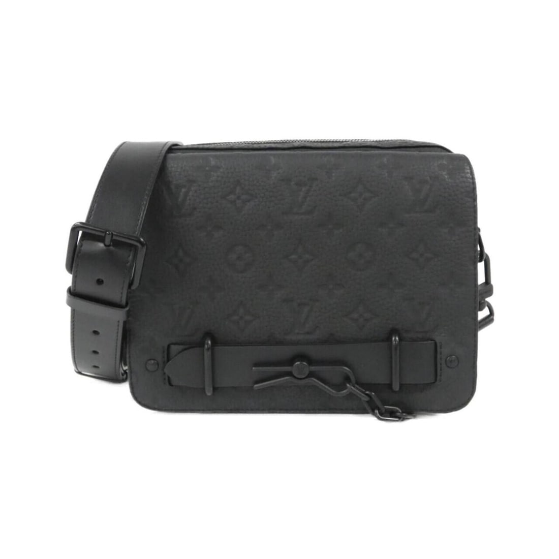 Louis Vuitton Taurillon Monogram Steamer Messenger Shoulder Bag M57307: --- Catalog ---Category: DesignType: Messenger bag, Shoulder bagColor: BlackGender: Women,MenMaterial: Leather Leather/Fur Type: CalfskinCategory: GeneralMPN: M57307Brand: Louis Vuitton--- Item List -