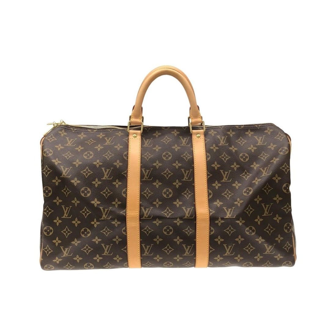 Louis Vuitton Monogram Keepall 50cm Boston Bag M41426: --- Catalog ---Category: SizeSize (HxWxD): 28.5cm x 51cm x 22cm / 11.22'' x 20.07'' x 8.66''Category: DesignType: Boston bagColor: BrownGender: Women,MenMaterial: Coated canvas Category: GeneralMPN: M
