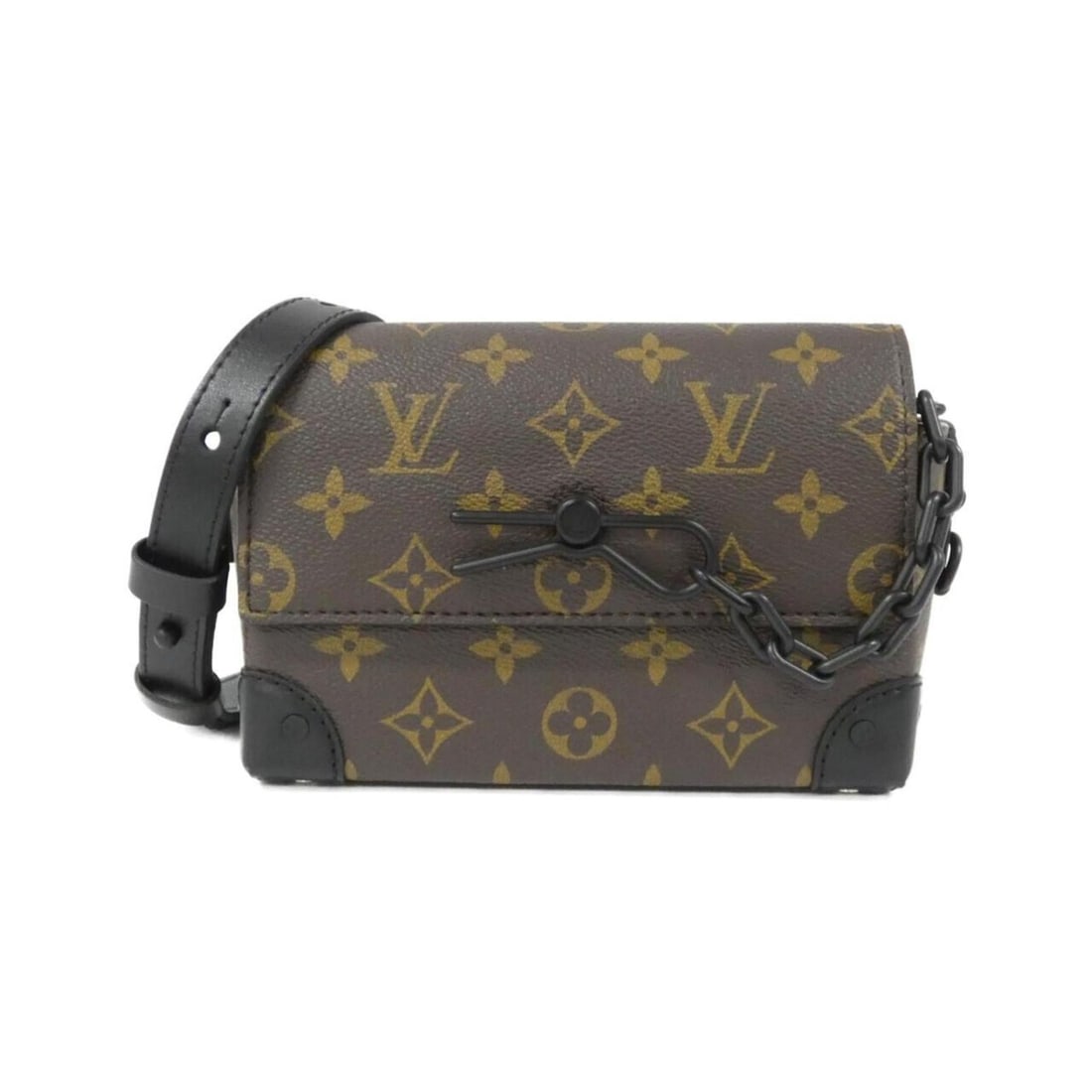 Louis Vuitton Monogram Macassar Steamer Wearable Wallet M83613 Shoulder Bag: --- Catalog ---Category: SizeSize (HxWxD): 11cm x 18cm x 6cm / 4.33'' x 7.08'' x 2.36''Category: DesignType: Shoulder bagColor: BrownGender: Women,MenMaterial: Coated canvas Category: GeneralMPN: M836