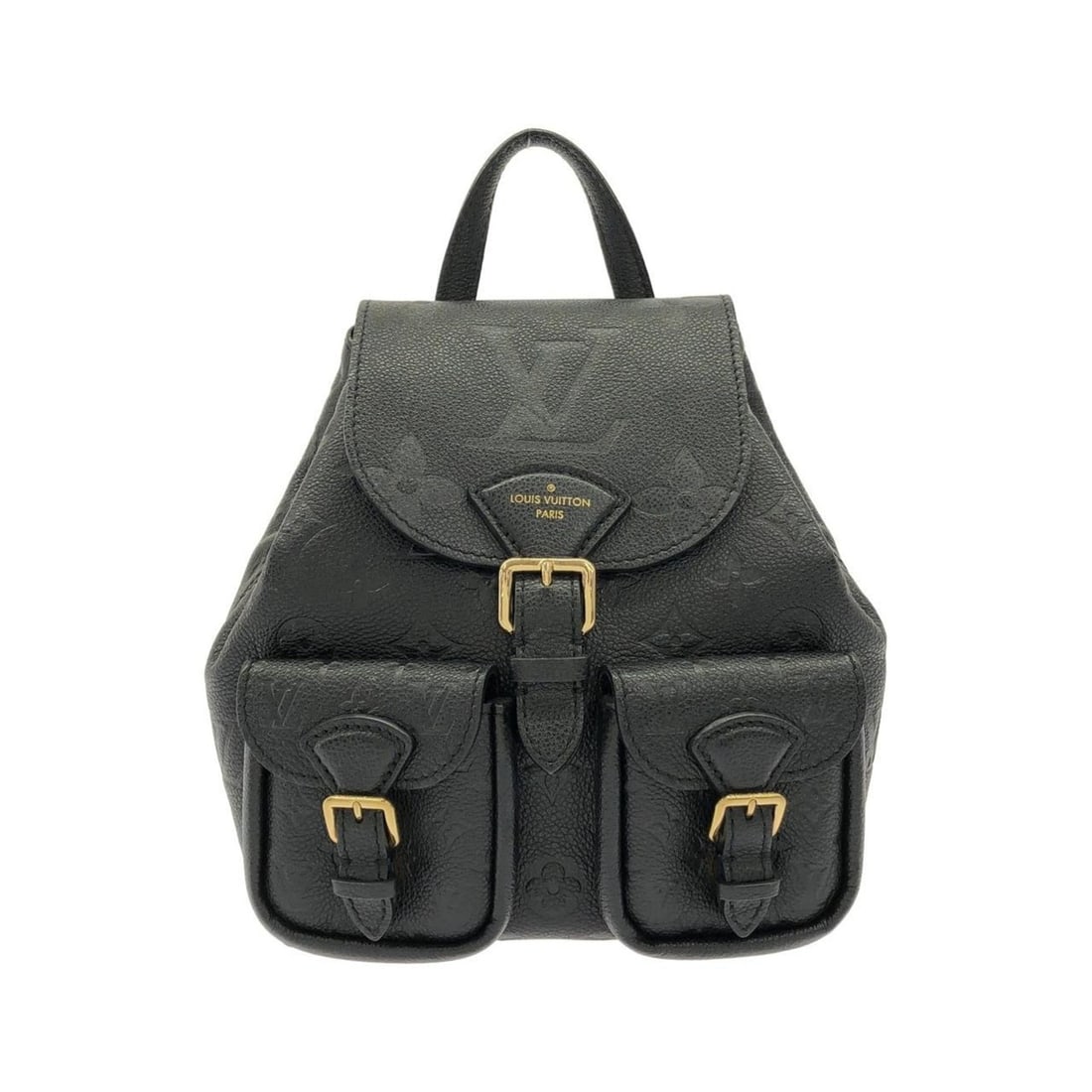 Louis Vuitton Monogram Empreinte Backup Backpack M47072: --- Catalog ---Category: SizeSize (HxWxD): 22cm x 18cm x 11.5cm / 8.66'' x 7.08'' x 4.52''Category: DesignType: BackpackColor: BlackGender: Women,MenMaterial: Leather Leather/Fur Type: CalfskinCategor