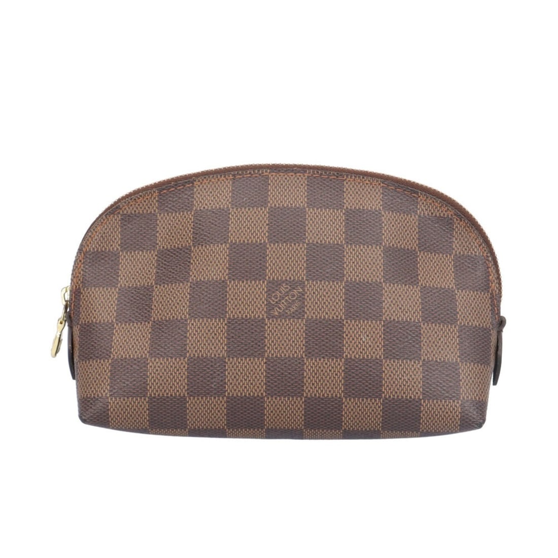 Pre-owned Louis Vuitton Damier Canvas Cosmetic Pouch N47516 for Women.: --- Catalog ---Category: SizeWeight: 94g / 3.31oz.Size (HxWxD): 11cm x 18cm x 6cm / 4.33'' x 7.08'' x 2.36''Category: DesignType: Pochette, PouchColor: Brown, Damier Canvas, GalleGender: WomenClosure: