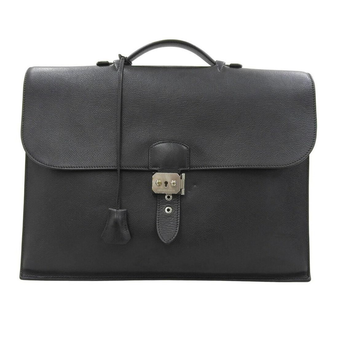 Hermes Hermès Sac a Depeche 38 ?I Stamped Bag Epson Black: --- Catalog ---Category: SizeSize (HxWxD): 28cm x 38cm x 8cm / 11.02'' x 14.96'' x 3.14''Category: DesignType: BriefcaseColor: BlackGender: Men,WomenMaterial: Epsom leather Category: GeneralBrand: Her