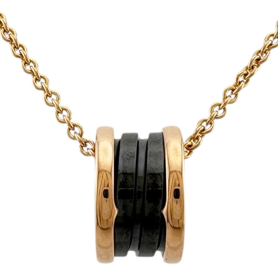 Bvlgari B-zero.1 Necklace, 18k Gold, Women's, Pre-owned: --- Catalog ---Category: SizeWeight: 12.7g / 0.44oz.Pendant Size: 14.5mm x 8.5mm / 0.57'' x 0.33''Neck Circumference: 46 cm / 18.11''Category: DesignColor: PinkMetal: GoldGender: WomenMaterial: Cerami