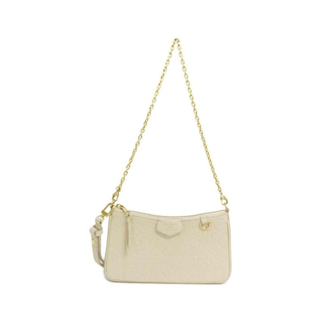 Louis Vuitton Monogram Empreinte Easy Handbag Pouch M81066 Accessory: --- Catalog ---Category: SizeSize (HxWxD): 12cm x 20cm x 4cm / 4.72'' x 7.87'' x 1.57''Category: DesignType: HandbagColor: BeigeGender: WomenMaterial: Leather Leather/Fur Type: CalfskinCategory: Gener