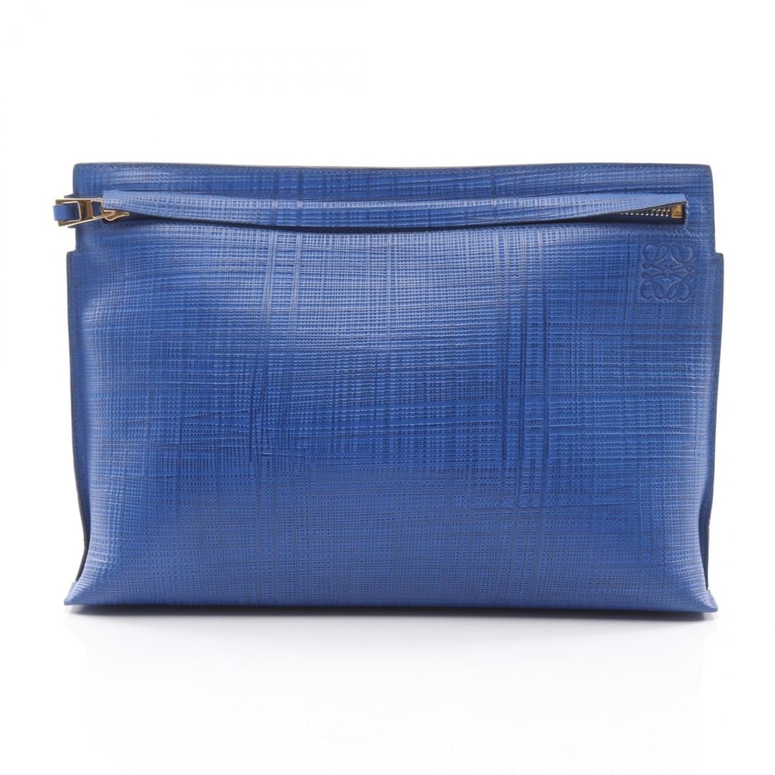 LOEWE T-Pouch, Linen, Anagram, Second Bag, Clutch Leather, Women's, Blue: --- Catalog ---Category: SizeSize (HxWxD): 20cm x 29cm x 4cm / 7.87'' x 11.41'' x 1.57''Category: DesignType: Clutch bag, PouchColor: BlueGender: WomenMaterial: Leather Category: GeneralBrand: Loewe--