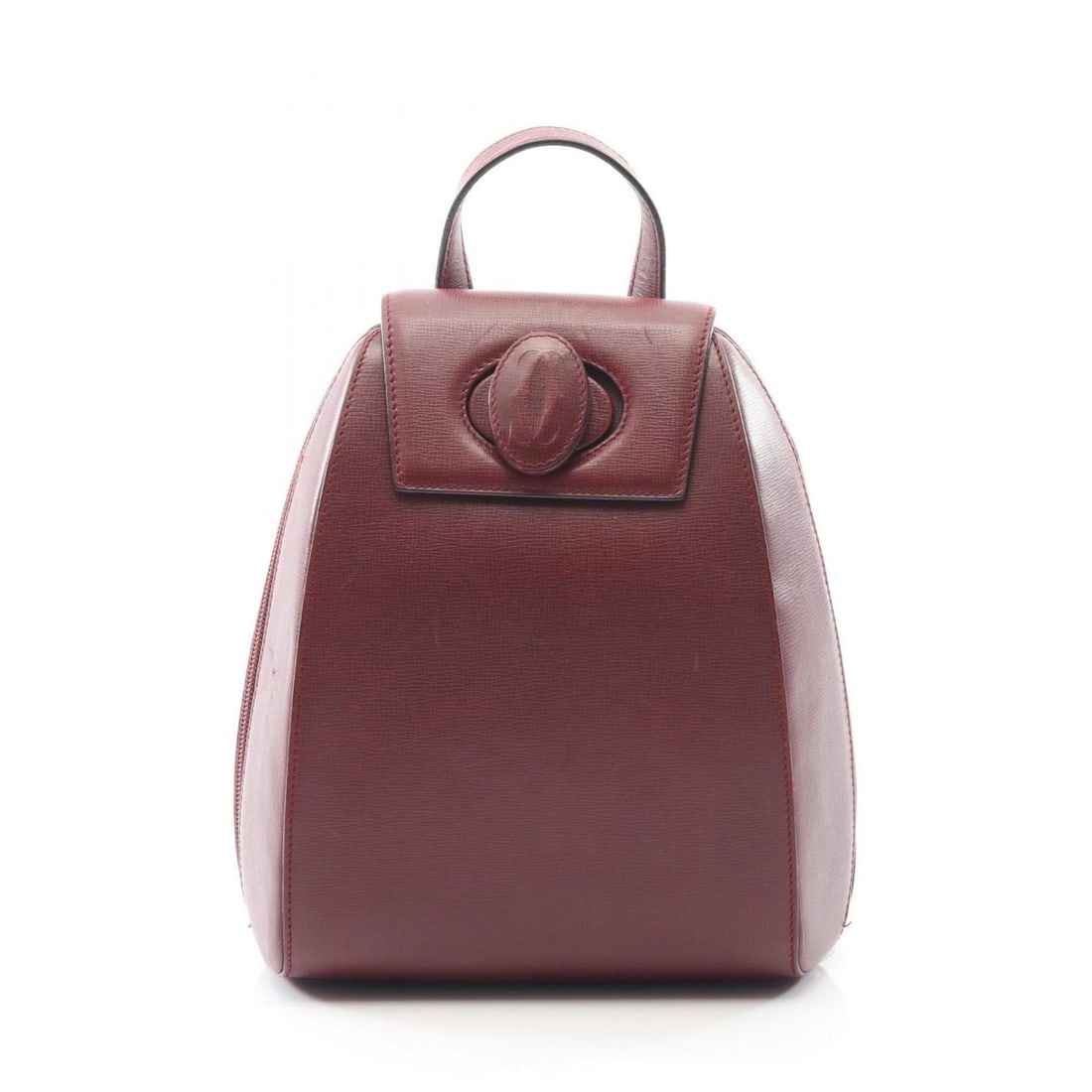 Cartier Must Line Backpack, Leather, Women's, Bordeaux: --- Catalog ---Category: SizeSize (HxWxD): 25cm x 20cm x 11cm / 9.84'' x 7.87'' x 4.33''Category: DesignType: BackpackColor: BordeauxGender: WomenMaterial: Leather Category: GeneralBrand: Cartier--- I