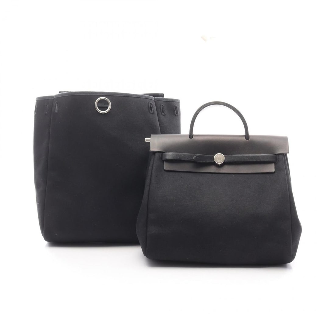 Hermes Hermès Airbag Ad PM Backpack, Leather Toile H H, Women's, Black: --- Catalog ---Category: SizeSize (HxWxD): 27cm x 28cm x 11cm / 10.62'' x 11.02'' x 4.33''Category: DesignType: BackpackColor: BlackGender: WomenMaterial: Toile H , Leather Hardware Color: SilverCateg