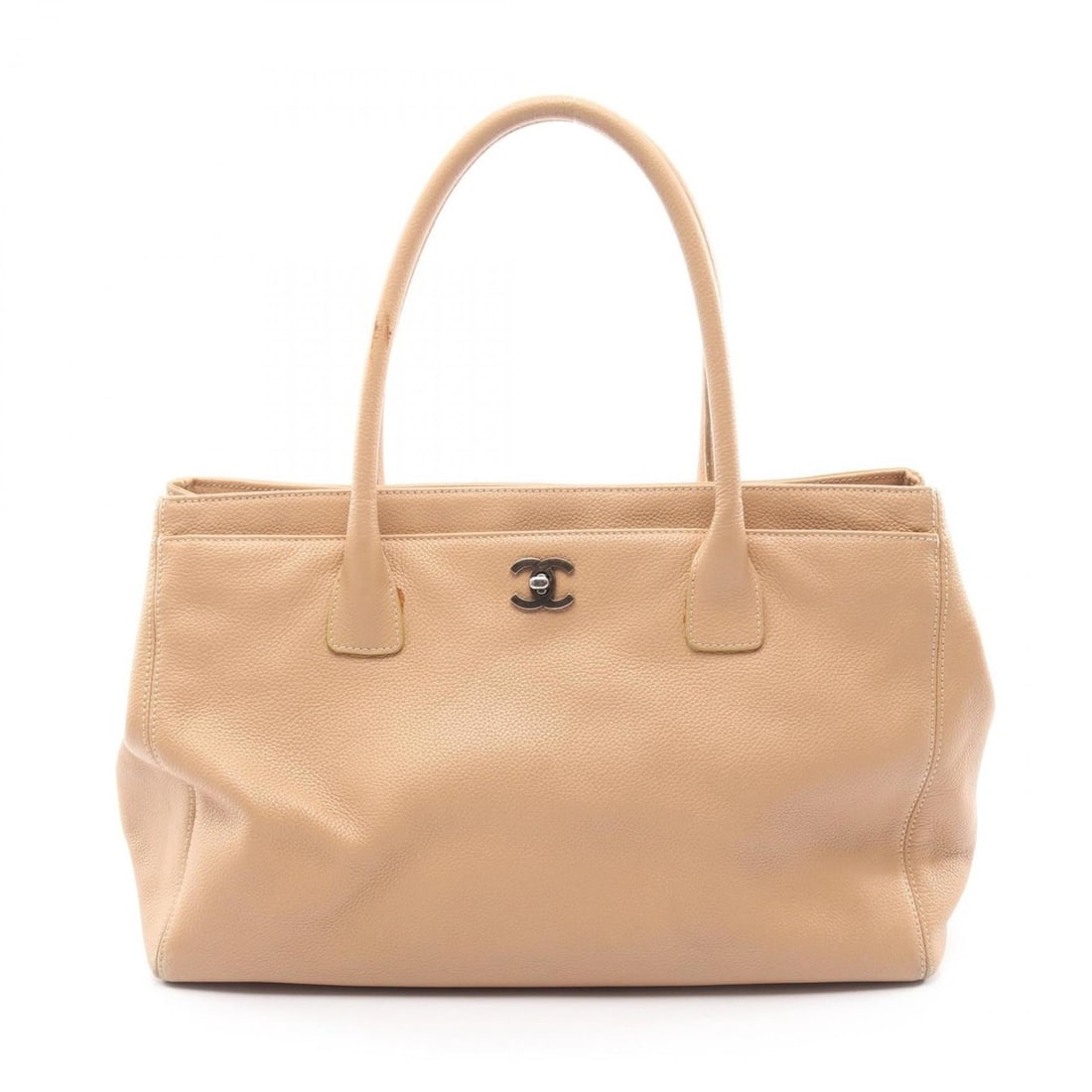 CHANEL Executive Tote Bag, Leather, Women's, Beige, A15206: --- Catalog ---Category: SizeSize (HxWxD): 23.5cm x 35cm x 14cm / 9.25'' x 13.77'' x 5.51''Category: DesignType: Tote bagColor: BeigeGender: WomenMaterial: Leather Category: GeneralMPN: A15206Brand: C