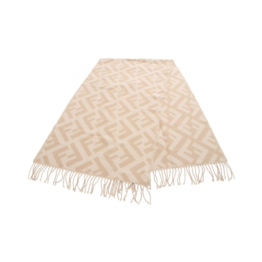 Fendi Zucca cashmere scarf for women, beige: --- Catalog ---Category: SizeSize (LxW): 1.82m x 45cm / 71.65'' x 17.71''Category: DesignType: StoleColor: BeigeGender: WomenMaterial: Cashmere Category: GeneralBrand: Fendi--- Item List ---Section: C