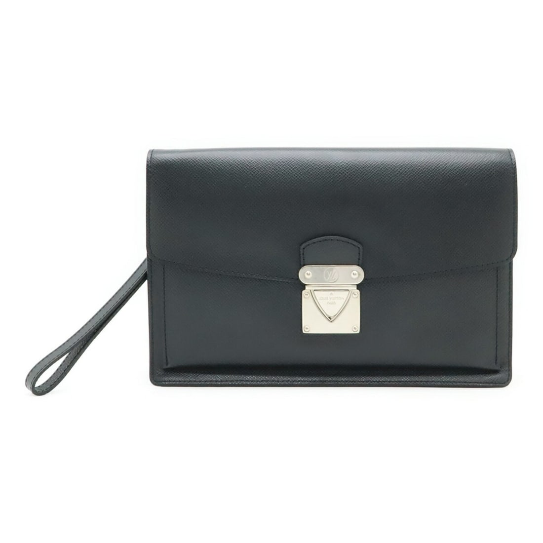 LOUIS VUITTON Taiga Belaia Second Bag Clutch Ardoise Black M32592: --- Catalog ---Category: SizeWeight: 510g / 1.12lb.Size (HxWxD): 18cm x 27cm x 5.5cm / 7.08'' x 10.62'' x 2.16''Category: DesignType: Clutch bagColor: Ardoise, BlackGender: MenMaterial: Taiga leather