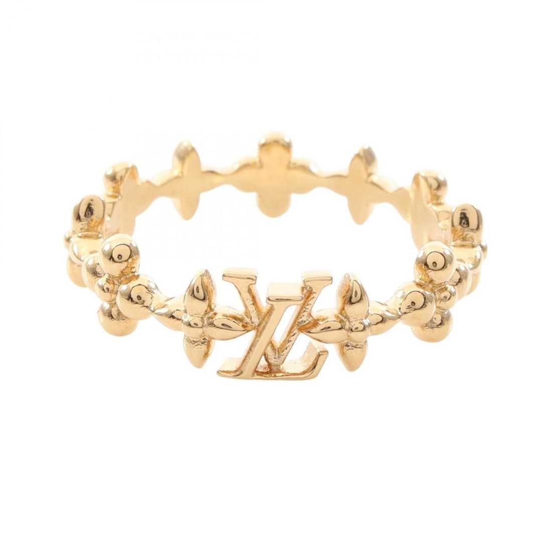 Louis Vuitton Baby Ring, Gold-Plated, Women's: --- Catalog ---Category: SizeJP Size: 16.5US Size: 8Category: DesignType: Band ringColor: GoldGender: WomenMaterial: Gold platingCategory: GeneralBrand: Louis Vuitton--- Item List ---Section: Conditio