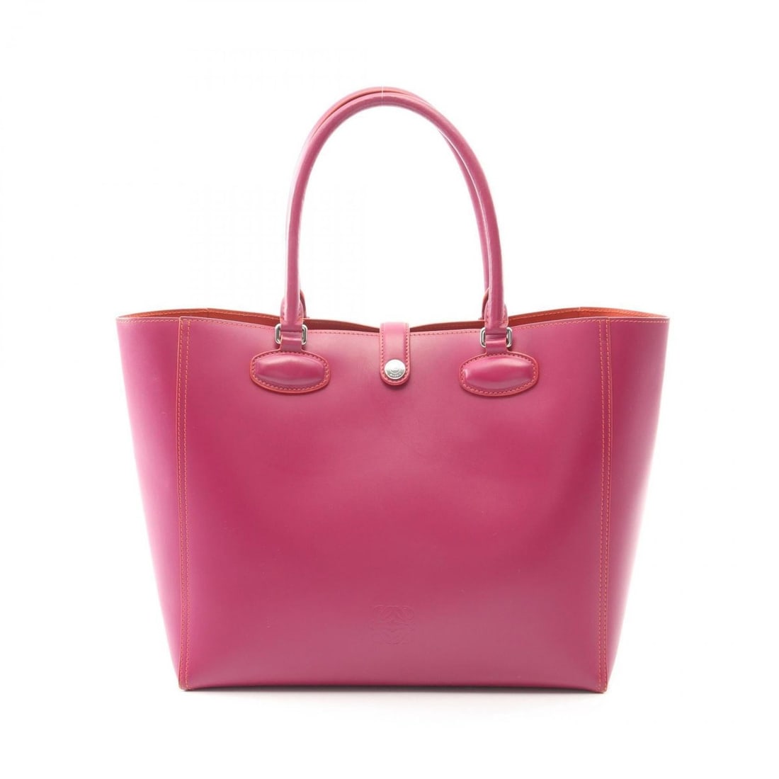 LOEWE Leo Tote Bag, Leather, Women's, Pink: --- Catalog ---Category: SizeSize (HxWxD): 27cm x 30.5cm x 14cm / 10.62'' x 12'' x 5.51''Category: DesignType: Tote bagColor: PinkGender: WomenMaterial: Leather Category: GeneralBrand: Loewe--- Item L