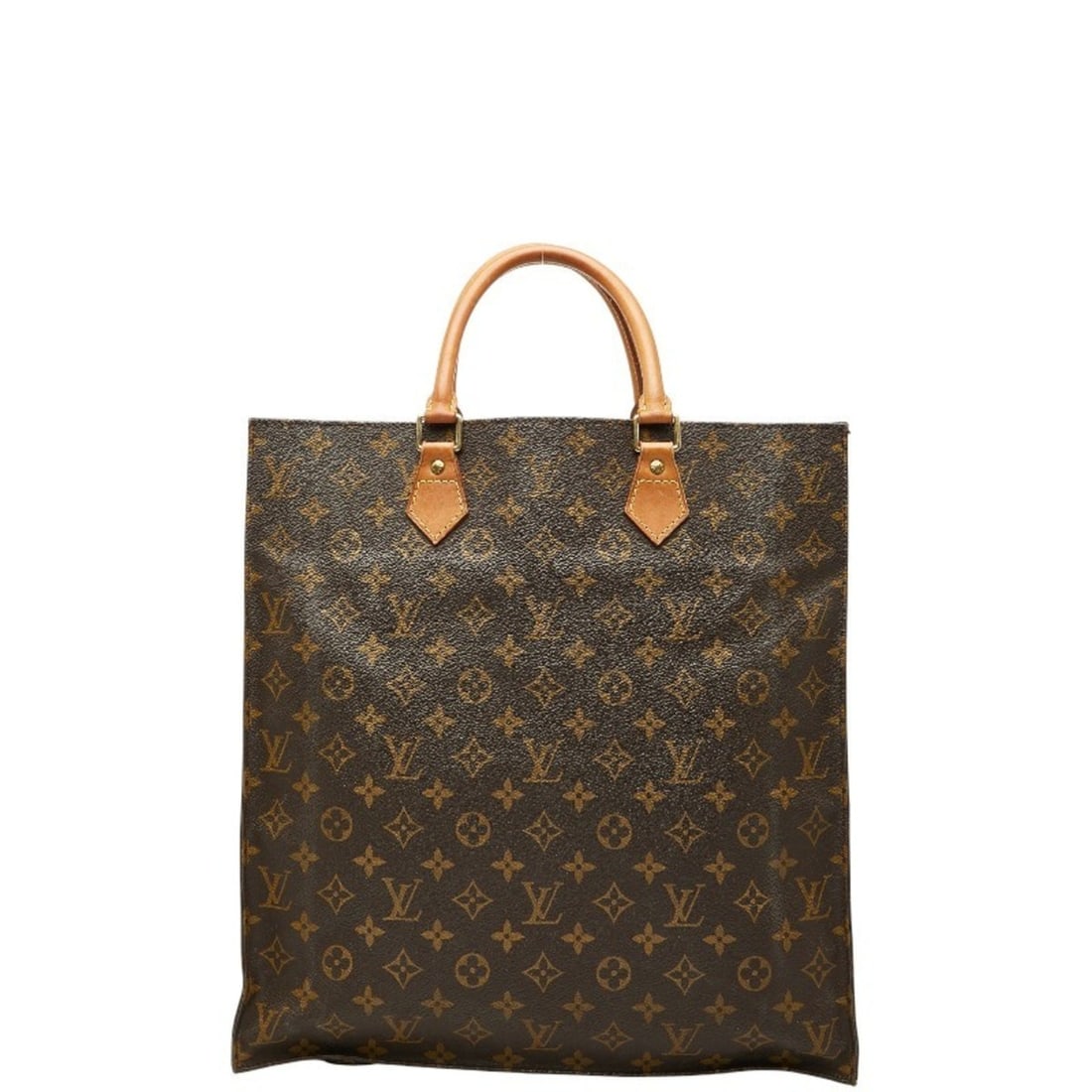 Louis Vuitton Monogram Sac Plat Handbag Tote Bag M51140 Brown Leather Women's LOUIS VUITTON: --- Catalog ---Category: SizeSize (HxWxD): 37cm x 35cm x 9cm / 14.56'' x 13.77'' x 3.54''Category: DesignType: Handbag, Tote bagColor: BrownGender: WomenMaterial: PVC , Leather Category: GeneralMPN: M