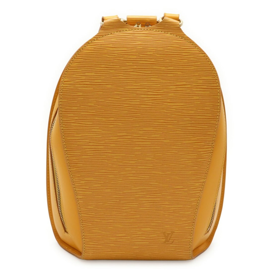 LOUIS VUITTON Epi Mabillon Backpack Shoulder Bag in Tassili Yellow Leather (M52239): --- Catalog ---Category: SizeWeight: 560g / 1.23lb.Size (HxWxD): 28.5cm x 21cm x 9cm / 11.22'' x 8.26'' x 3.54''Category: DesignType: Backpack, Shoulder bagColor: YellowGender: WomenMaterial: Epi leat