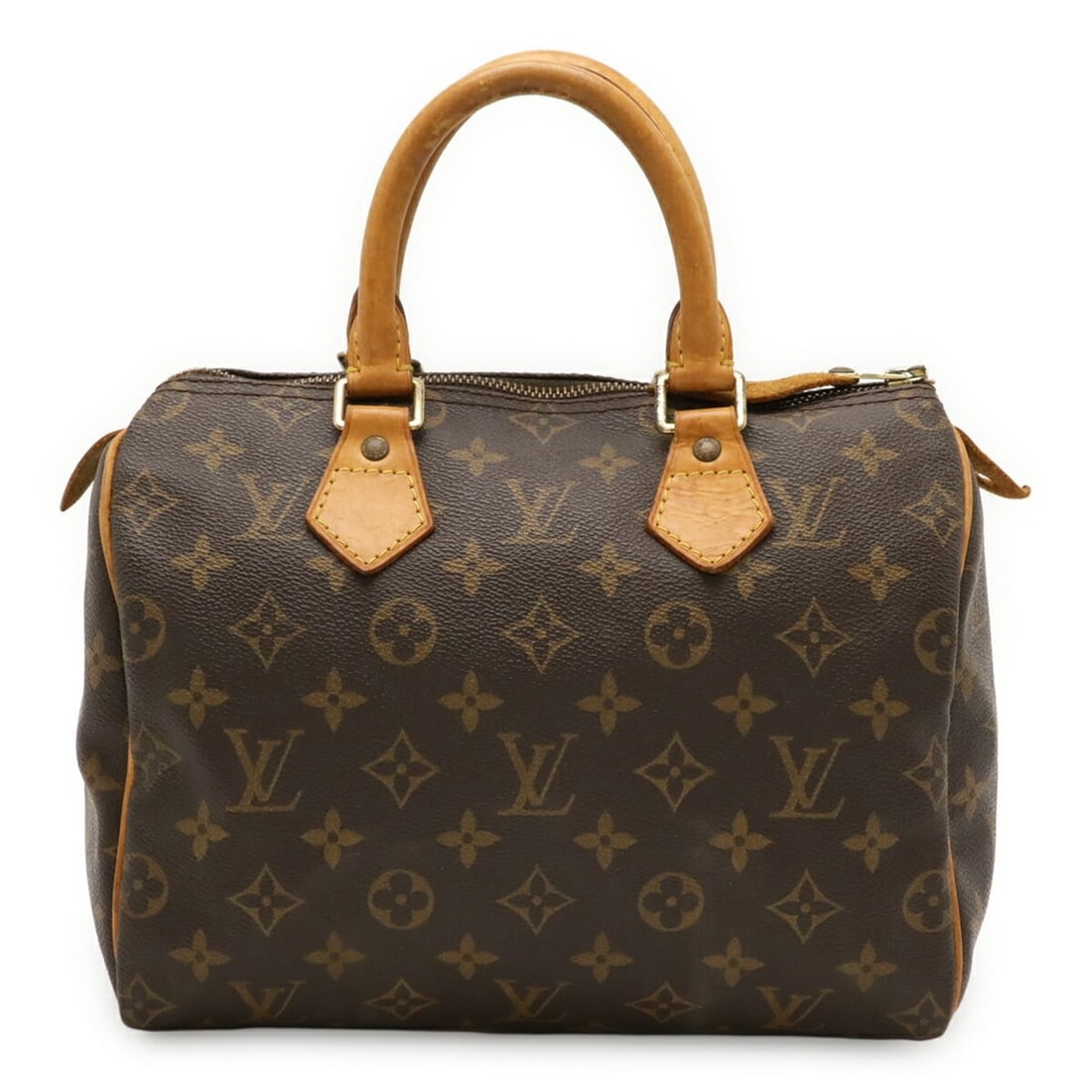 LOUIS VUITTON Louis Vuitton Monogram Speedy 25 Handbag M41528: --- Catalog ---Category: SizeWeight: 320g / 11.28oz.Size (HxWxD): 19cm x 25.5cm x 14.5cm / 7.48'' x 10.03'' x 5.7''Category: DesignType: HandbagColor: Brown, MonogramStyle: CasualGender: WomenMaterial