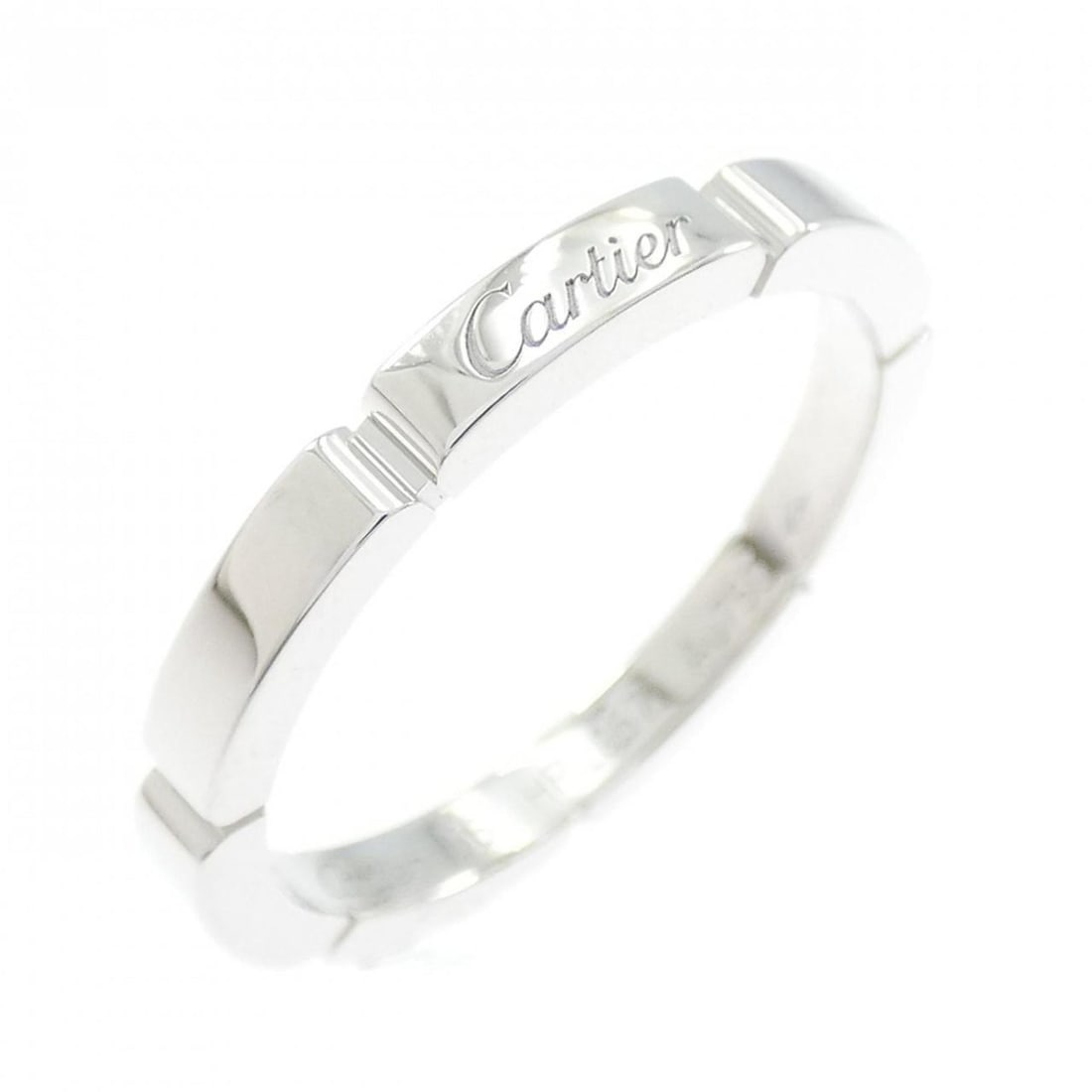 Cartier Maillon Panthere Ring: --- Catalog ---Category: SizeUS Size: 8Brand Size: 56Category: DesignType: Band ringColor: White goldGender: Women,MenMaterial: White gold (18K)Category: GeneralMPN: CRB4083500Brand: Cartier--- Item L