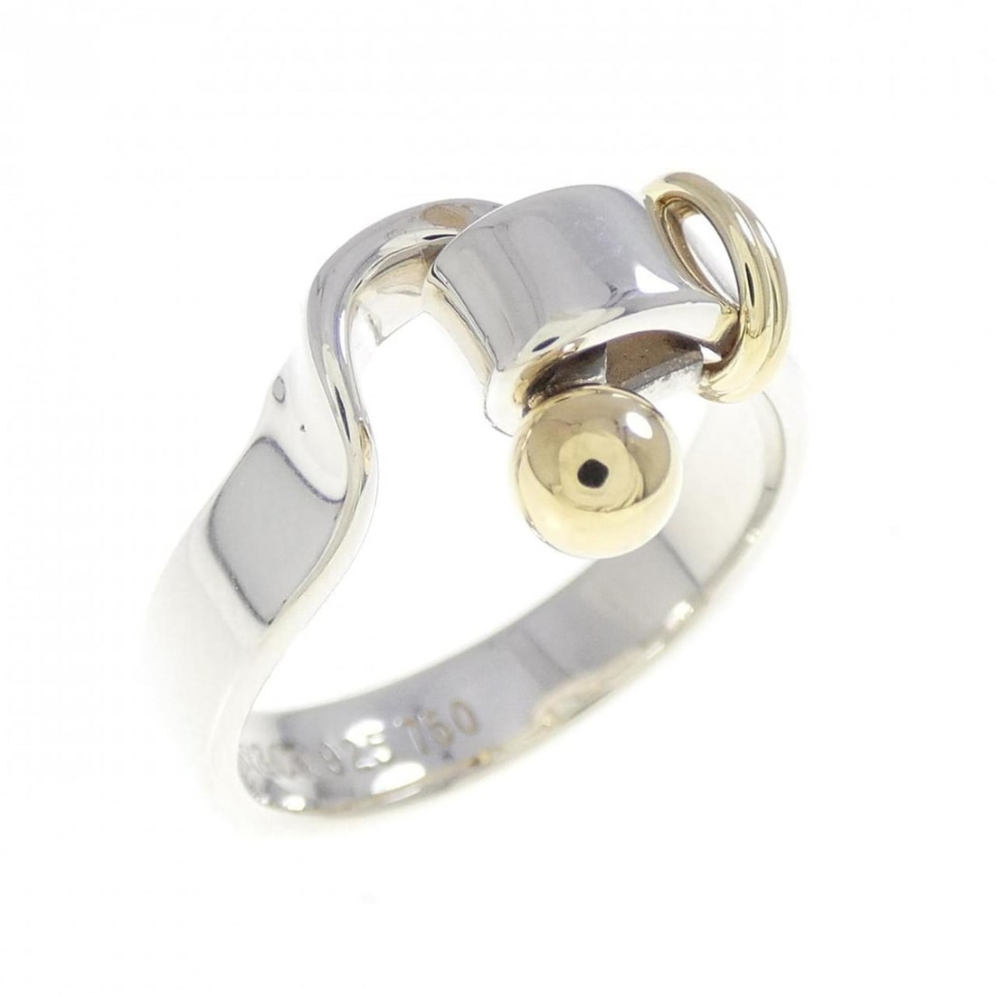 Tiffany Love Knot Ring: --- Catalog ---Category: SizeJP Size: 12.5US Size: 6.5Category: DesignType: Band ringColor: Silver, Yellow goldGender: WomenMaterial: Silver 925, Yellow gold (18K)Category: GeneralBrand: Tiffany--- It