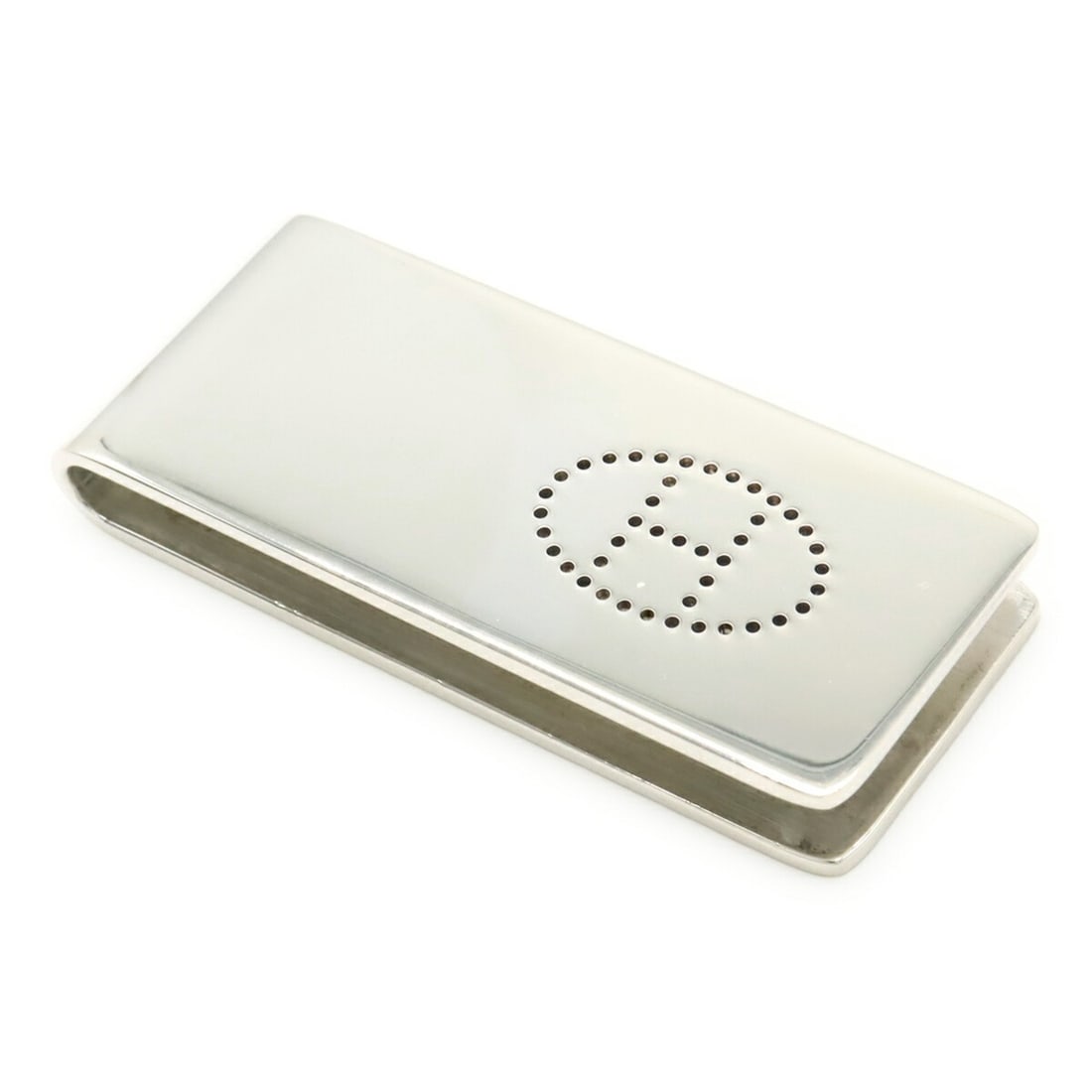 HERMES Evelyn H Perforated Money Clip/Bill Holder in Ag925, SV925 and Silver: --- Catalog ---Category: SizeSize (HxWxD): 4.7cm x 1.9cm / 1.85'' x 0.74''Category: DesignType: Money clipColor: SilverGender: Men,WomenMaterial: Silver 925 Category: GeneralLine: EvelyneBrand: Hermes