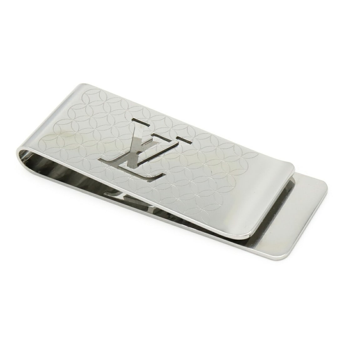 LOUIS VUITTON Louis Vuitton Pens Biet Champs-Elysees Money Clip/Bill Holder, Metal, Silver, M65041: --- Catalog ---Category: SizeSize (HxWxD): 2.4cm x 6.5cm / 0.94'' x 2.55''Category: DesignType: Money clipColor: SilverGender: Women,MenMaterial: Stainless steel Category: GeneralBrand: Louis Vuitton-