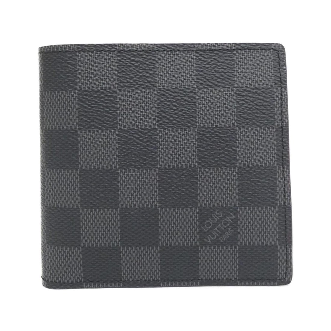 Louis Vuitton Damier Graphite Portefeuille Marco N62664 Wallet: --- Catalog ---Category: SizeSize (HxWxD): 11cm x 12cm x 2cm / 4.33'' x 4.72'' x 0.78''Category: DesignType: Wallet (bi-fold)Color: GraphiteGender: MenMaterial: Coated canvas Category: GeneralMPN: N62
