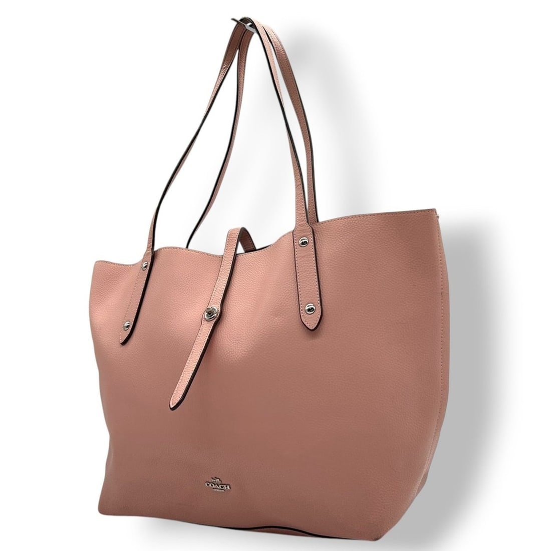 Coach Market Tote 58849, a tote bag, handbag, shoulder one-shoulder pebbled leather, women's, U9: --- Catalog ---Category: SizeSize (HxWxD): 28cm x 42cm x 14cm / 11.02'' x 16.53'' x 5.51''Category: DesignType: Handbag, Shoulder bag, Tote bagColor: PinkGender: WomenMaterial: Leather Category: Gener