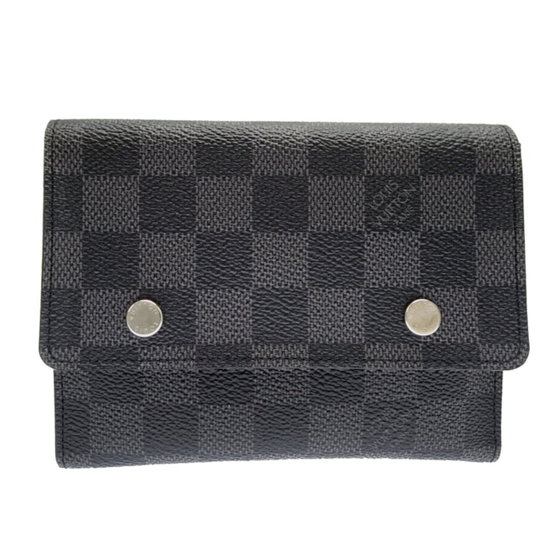 Louis Vuitton Portefeuille Compact Modular Men's Bifold Wallet N63083 (Discontinued) Damier Graphite: --- Catalog ---Category: SizeSize (HxWxD): 11cm x 14cm x 2.5cm / 4.33'' x 5.51'' x 0.98''Category: DesignType: Wallet (bi-fold)Color: Black, NoirGender: MenMaterial: Damier Graphite Category: GeneralM