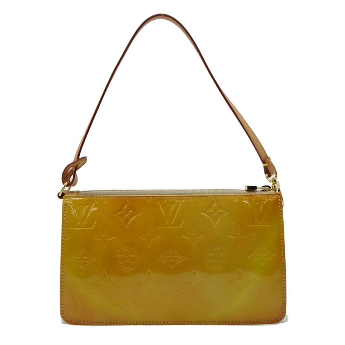 Louis Vuitton Lexington Women's Pouch M91010 (Discontinued) Monogram Vernis Yellow: --- Catalog ---Category: SizeSize (HxWxD): 12cm x 20.5cm x 4cm / 4.72'' x 8.07'' x 1.57''Category: DesignType: PouchColor: YellowGender: WomenMaterial: Monogram Vernis Category: GeneralBrand: Louis Vu