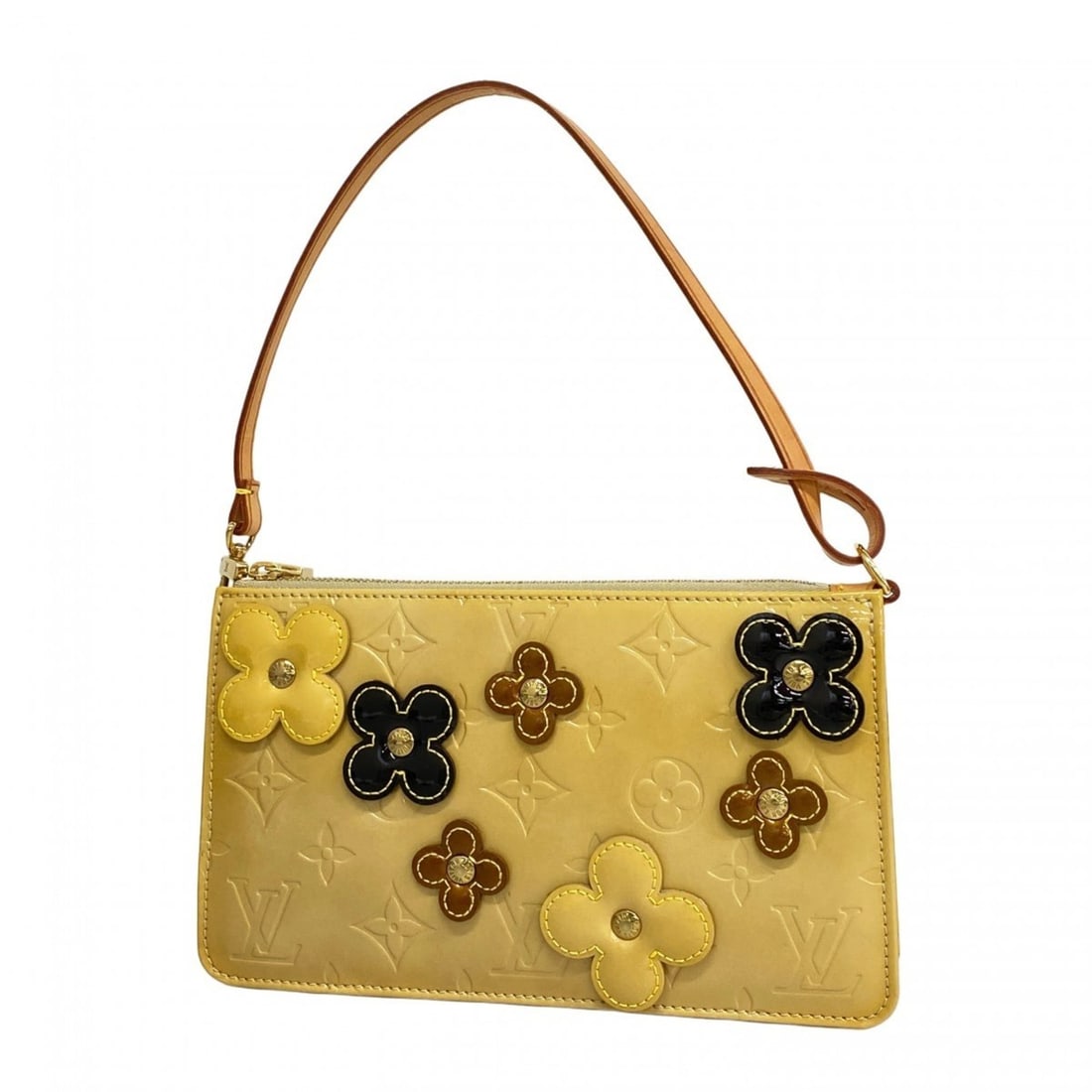 Louis Vuitton Vernis Flower Lexington Bag/Pouch M92246 Beige Women's: --- Catalog ---Category: SizeSize (HxWxD): 12cm x 20.5cm x 4.5cm / 4.72'' x 8.07'' x 1.77''Category: DesignType: PouchColor: BeigeGender: WomenCategory: GeneralMPN: M92246Brand: Louis Vuitton--- Item