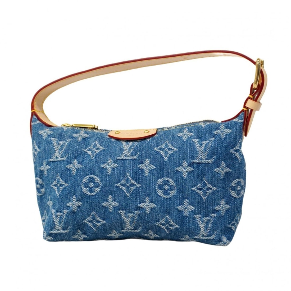 Louis Vuitton Monogram Denim LV Remix Pochette Hills Handbag M82949 Blue Women's: --- Catalog ---Category: SizeSize (HxWxD): 12cm x 19cm x 7cm / 4.72'' x 7.48'' x 2.75''Category: DesignType: Handbag, PochetteColor: BlueGender: WomenCategory: GeneralMPN: M82949Brand: Louis Vuitton--