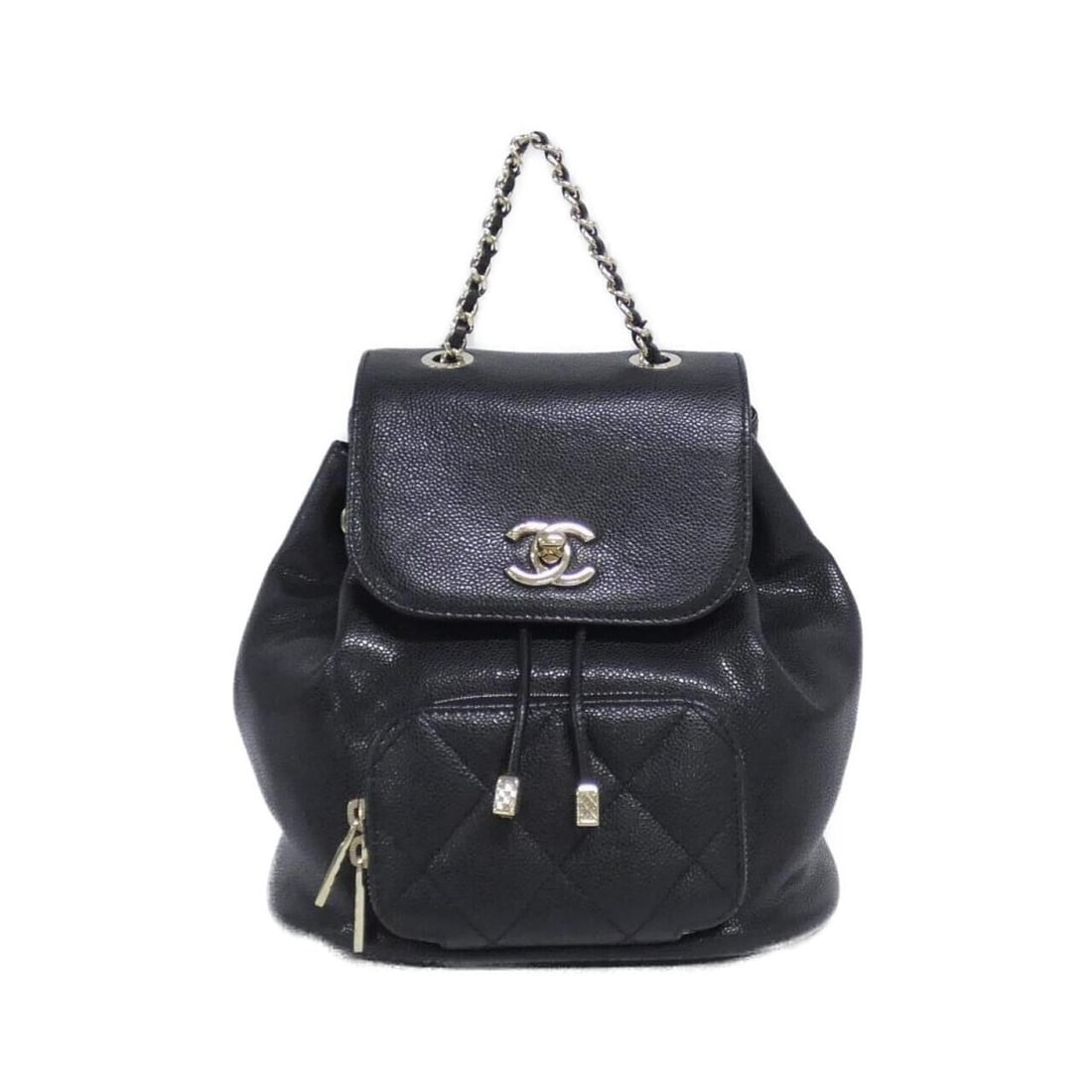 Chanel AS3530 Backpack: --- Catalog ---Category: SizeSize (HxWxD): 20cm x 19cm x 10cm / 7.87'' x 7.48'' x 3.93''Category: DesignType: BackpackColor: BlackGender: WomenMaterial: Grained Calfskin Hardware Color: GoldCategory: