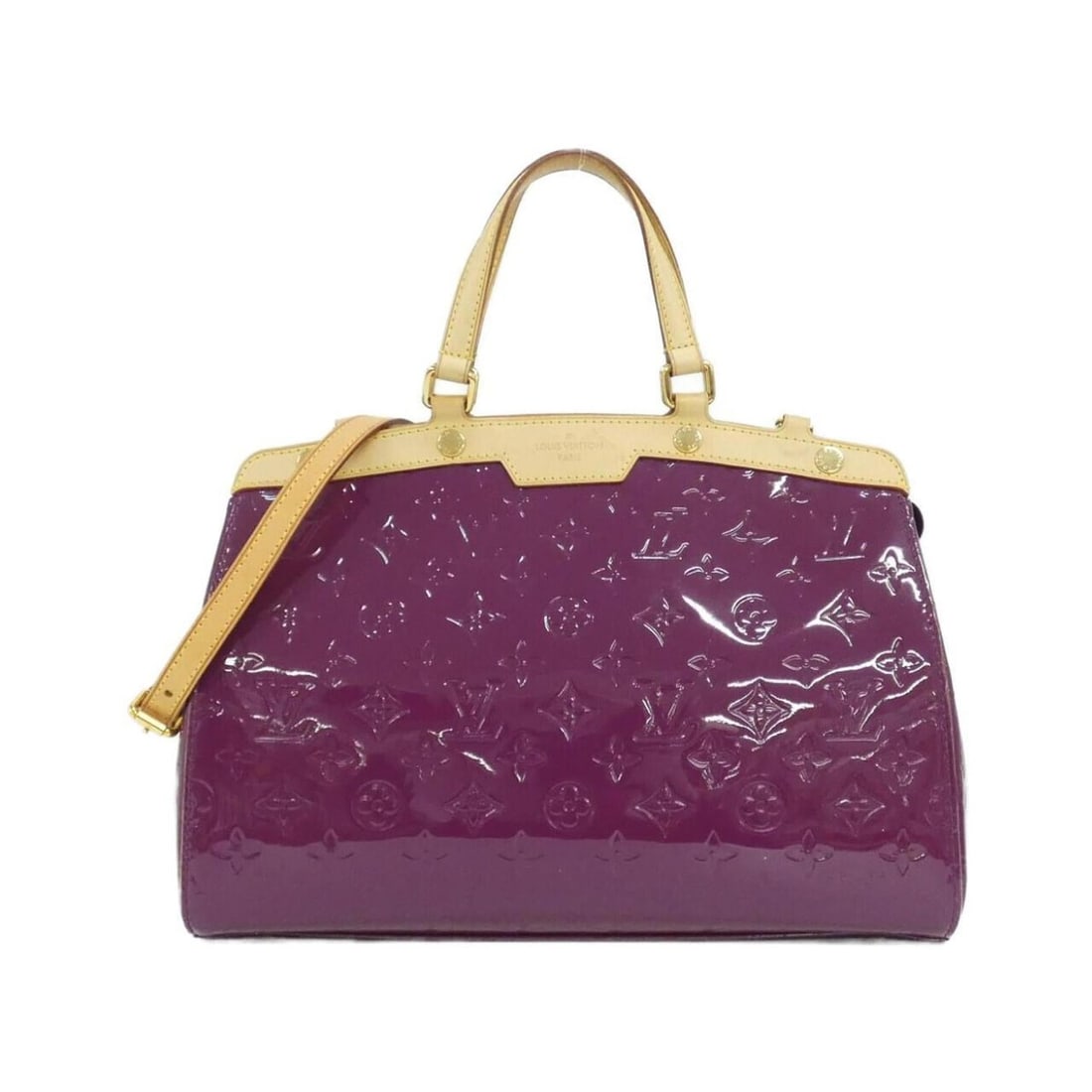 Louis Vuitton Vernis Blair MM M90106 Handbag: --- Catalog ---Category: SizeSize (HxWxD): 22cm x 33cm x 12cm / 8.66'' x 12.99'' x 4.72''Category: DesignType: HandbagColor: Amethyst, PurpleGender: WomenMaterial: Leather Leather/Fur Type: Enamel Lea