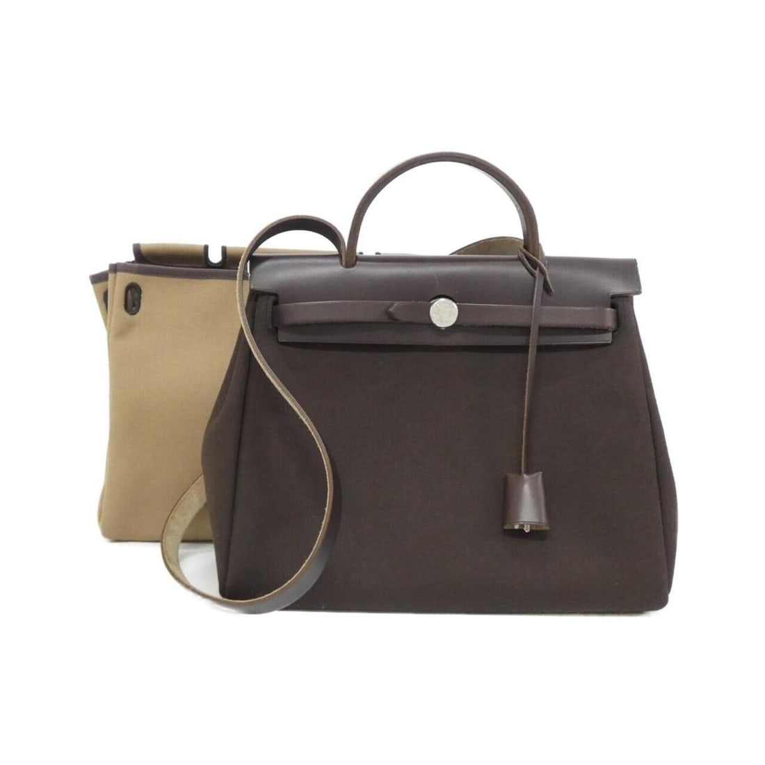 Hermes Air Bag PM 044764CK Handbag: --- Catalog ---Category: SizeSize (HxWxD): 26cm x 30cm x 11cm / 10.23'' x 11.81'' x 4.33''Category: DesignType: HandbagColor: BrownGender: Women,MenMaterial: Toile officier Category: GeneralMPN: 04476