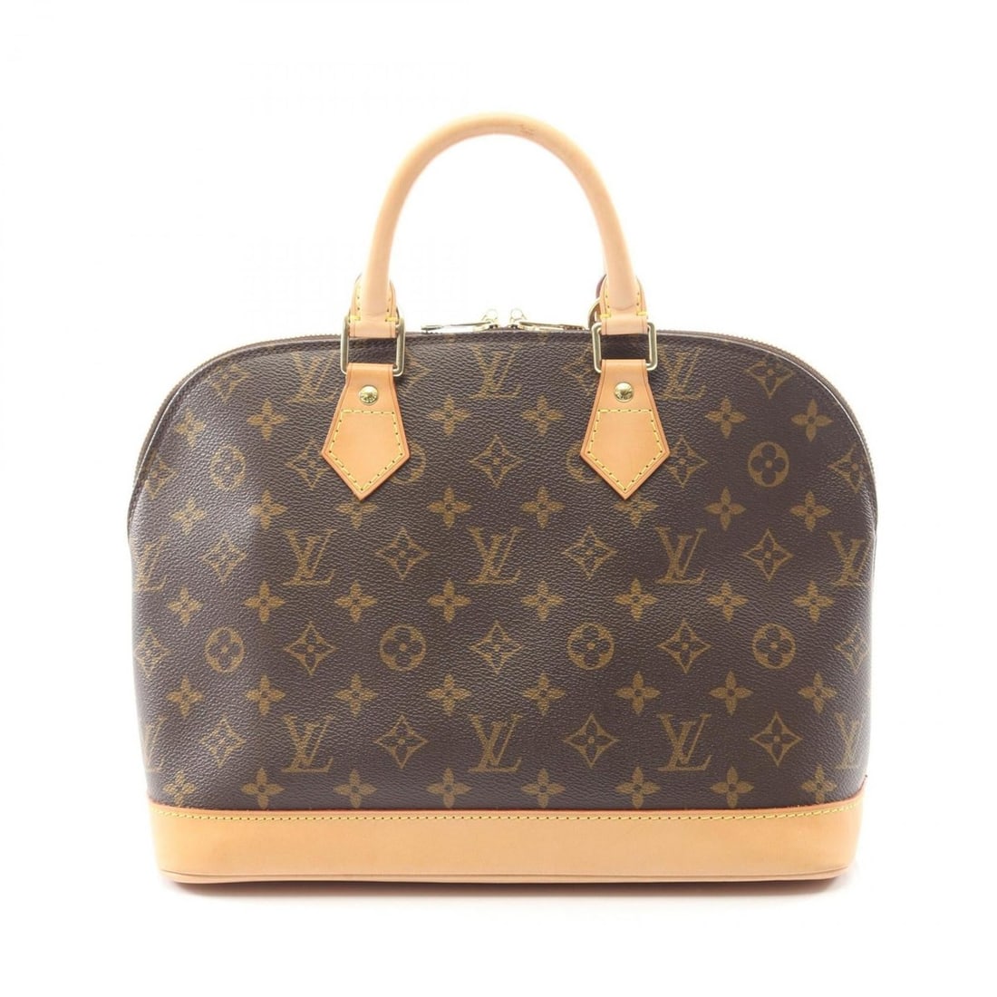 Louis Vuitton Alma PM Handbag, Coated Canvas and Leather, Monogram, Women's, Brown, M51130: --- Catalog ---Category: SizeSize (HxWxD): 23.5cm x 32cm x 16cm / 9.25'' x 12.59'' x 6.29''Category: DesignType: HandbagColor: BrownGender: WomenMaterial: Coated canvas , PVC , Monogram , Leather Cate